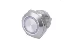 Nút nhấn Inox có đèn Led hiển thị màu xanh dương 12mm
